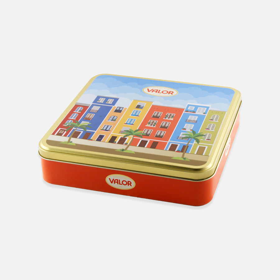 caja valor - Envase metálico para Chocolates Valor